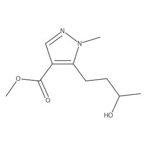 methyl 5-[(3S)-3-hydroxybutyl]-1-methyl-pyrazole-4-carboxylate Structure