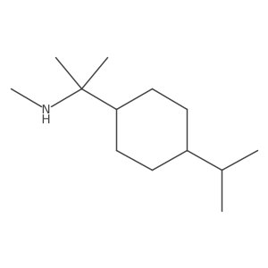 Methyl({2-[4-(propan-2-yl)cyclohexyl]propan-2-yl})amine结构式
