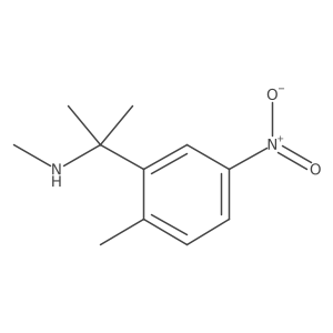 Methyl[2-(2-methyl-5-nitrophenyl)propan-2-yl]amine Structure
