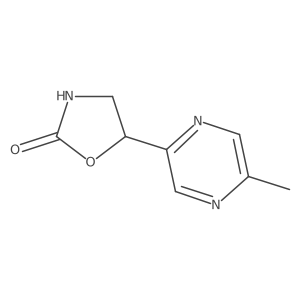 5-(5-Methylpyrazin-2-yl)-1,3-oxazolidin-2-one Structure