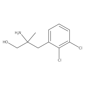 2-Amino-3-(2,3-dichlorophenyl)-2-methylpropan-1-ol结构式
