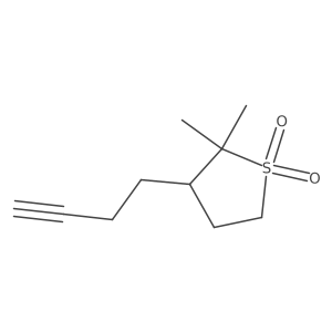 3-(But-3-yn-1-yl)-2,2-dimethyl-1lambda6-thiolane-1,1-dione Structure