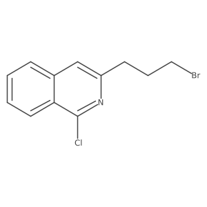 3-(3-Bromopropyl)-1-chloroisoquinoline结构式