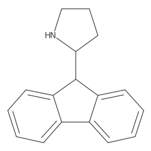 2-(9H-fluoren-9-yl)pyrrolidine结构式