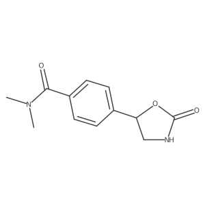 N,N-dimethyl-4-(2-oxo-1,3-oxazolidin-5-yl)benzamide Structure