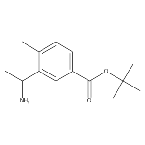 Tert-butyl 3-(1-aminoethyl)-4-methylbenzoate Structure