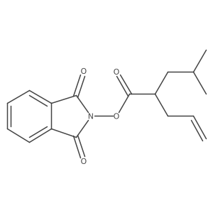 1,3-dioxo-2,3-dihydro-1H-isoindol-2-yl 2-(2-methylpropyl)pent-4-enoate结构式