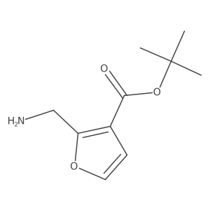 Tert-butyl 2-(aminomethyl)furan-3-carboxylate Structure