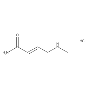 (2E)-4-(methylamino)but-2-enamide hydrochloride Structure