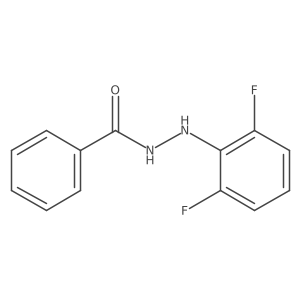 N-(2,6-Difluorophenyl)benzohydrazide结构式