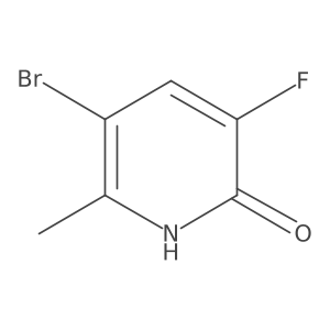 5-Bromo-3-fluoro-6-methyl-1H-pyridin-2-one Structure