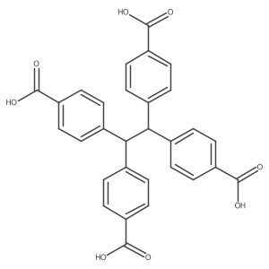 4,4',4'',4'''-(Ethane-1,1,2,2-tetrayl)tetrabenzoic acid结构式