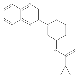N-[1-(quinoxalin-2-yl)piperidin-3-yl]cyclopropanecarboxamide Structure