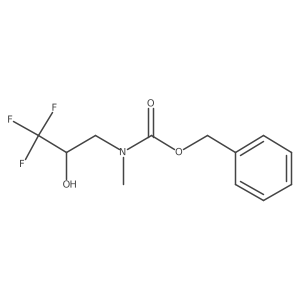 benzyl N-methyl-N-[(2S)-3,3,3-trifluoro-2-hydroxypropyl]carbamate Structure