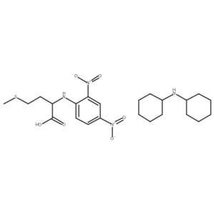 N-(2,4-Dinitrophenyl)-L-methionine dicyclohexylammonium salt (Dnp-L-Met-OH.DCHA)结构式