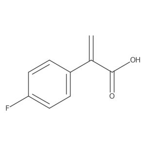 2-(4-Fluorophenyl)prop-2-enoic acid结构式