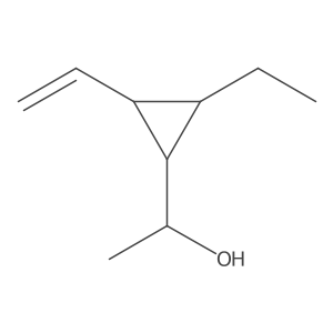 Cyclopropanemethanol, 2-ethenyl-3-ethyl-I+/--methyl-, [1I+/-(S*),2I+/-,3I(2)]-结构式