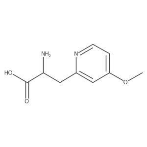2-Amino-3-(4-methoxypyridin-2-yl)propanoic acid结构式