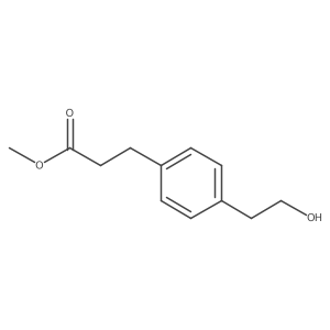 Methyl 3-(4-(2-hydroxyethyl)phenyl)propanoate结构式