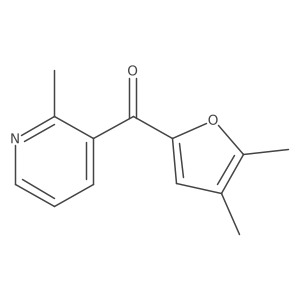 (4,5-dimethyl-2-furanyl)(2-methyl-3-pyridinyl)Methanone结构式
