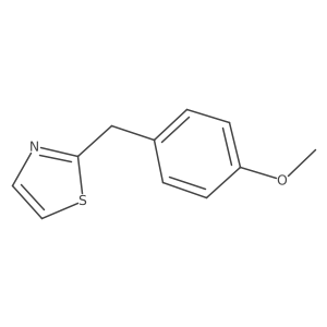 2-[(4-Methoxyphenyl)methyl]thiazole Structure