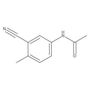 N-(3-Cyano-4-methylphenyl)acetamide Structure