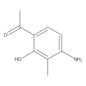 1-(4-Amino-2-hydroxy-3-methyl-phenyl)-ethanone结构式