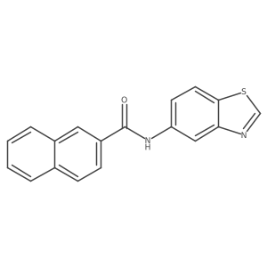 N-(benzo[d]thiazol-5-yl)-2-naphthamide结构式