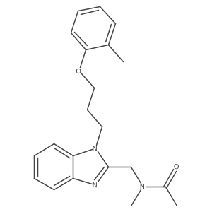 N-methyl-N-({1-[3-(2-methylphenoxy)propyl]-1H-benzimidazol-2-yl}methyl)acetamide Structure