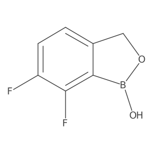 6,7-Difluorobenzo[c][1,2]oxaborol-1(3H)-ol Structure