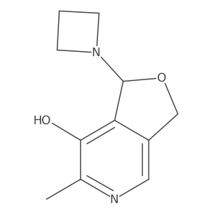 1-(1-Azetidinyl)-1,3-dihydro-6-methylfuro[3,4-c]pyridin-7-ol Structure