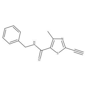 N-benzyl-2-ethynyl-4-methylthiazole-5-carboxamide Structure