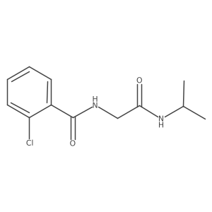 2-Chloro-N-(2-(isopropylamino)-2-oxoethyl)benzamide Structure