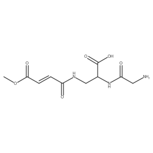 Glycyl-3-[[(2E)-4-methoxy-1,4-dioxo-2-buten-1-yl]amino]-L-alanine Structure