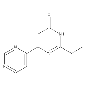 2-ethyl-4-pyrimidin-4-yl-1H-pyrimidin-6-one结构式
