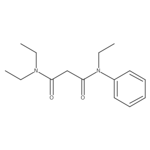 N1,N1,N3-Triethyl-N3-phenylmalonamide结构式