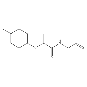 n-Allyl-2-((4-methylcyclohexyl)amino)propanamide Structure