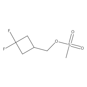 (3,3-Difluorocyclobutyl)methyl methanesulfonate Structure