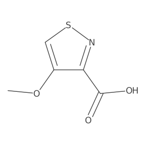 4-Methoxy-1,2-thiazole-3-carboxylic acid Structure