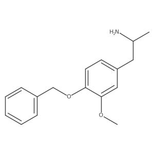 3-Methoxy-4-phenylmethoxyphenylisopropylamine Structure