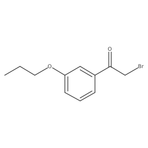 2-Bromo-1-(3-propoxyphenyl)ethanone Structure