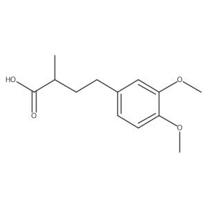 4-(3,4-Dimethoxyphenyl)-2-methylbutanoic acid Structure