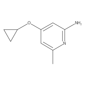 4-Cyclopropoxy-6-methylpyridin-2-amine Structure