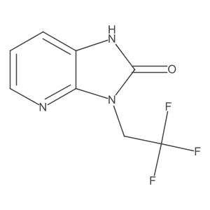 3-(2,2,2-trifluoroethyl)-1H-imidazo[4,5-b]pyridin-2-one Structure