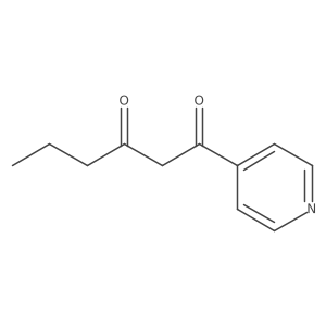 1-(Pyridin-4-yl)hexane-1,3-dione Structure