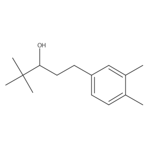Benzenepropanol, I+/--(1,1-dimethylethyl)-3,4-dimethyl-结构式