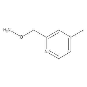 O-[(4-methylpyridin-2-yl)methyl]hydroxylamine结构式