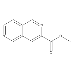 2,6-Naphthyridine-3-carboxylic acid, methyl ester Structure