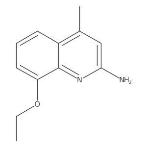 8-Ethoxy-4-methylquinolin-2-amine结构式
