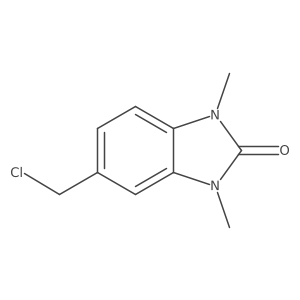 5-(Chloromethyl)-1,3-dimethylbenzimidazol-2-one Structure